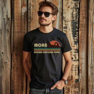Vintage Sunset Moab Utah - Arches National Park T-Shirt