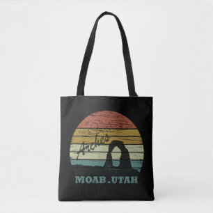 Vintage Sunset - Moab Utah - Arches National Park Tote Bag