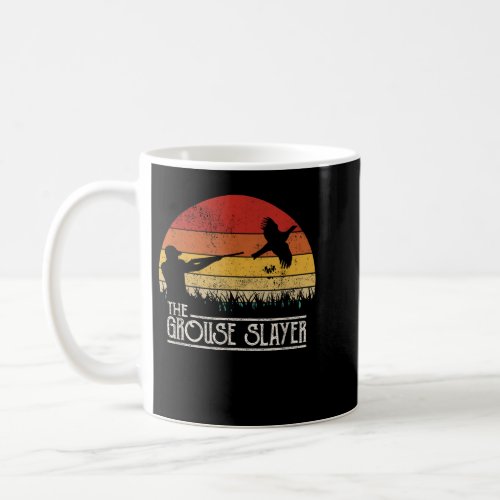 Vintage Sunset Retro Style Grouse Hunting Grouse S Coffee Mug