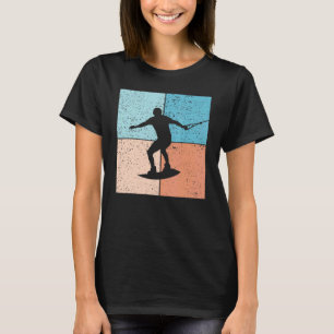 Vintage Sunset Retro Wakeboarding Wake Surf Wakesu T-Shirt