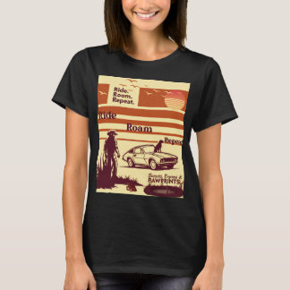 Vintage sunset road trip design featuring a loyal  T-Shirt