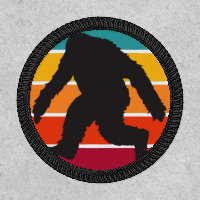 Vintage Sunset Sasquatch Silhouette