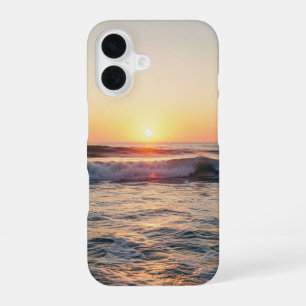 Vintage Sunset Sea iPhone 16 Case