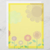 Vintage Sunshine Happy Yellow Vintage Floral (Front/Back)