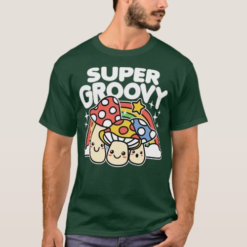Vintage Super 80s Kawaii Mushrooms T_Shirt