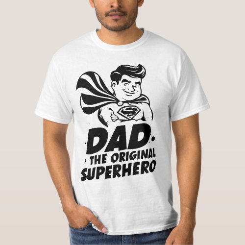 Vintage Super Dad The Original Superhero Tee