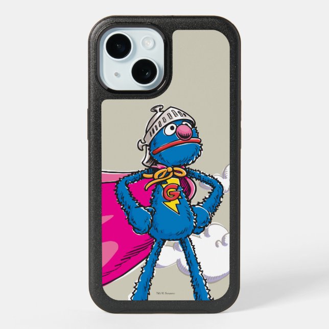 Vintage Super Grover 2 iPhone 15 Case (Back)