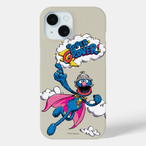 Vintage Super Grover iPhone 15 Case