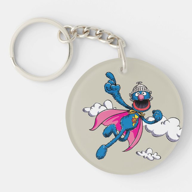 Vintage Super Grover Keychain (Front)