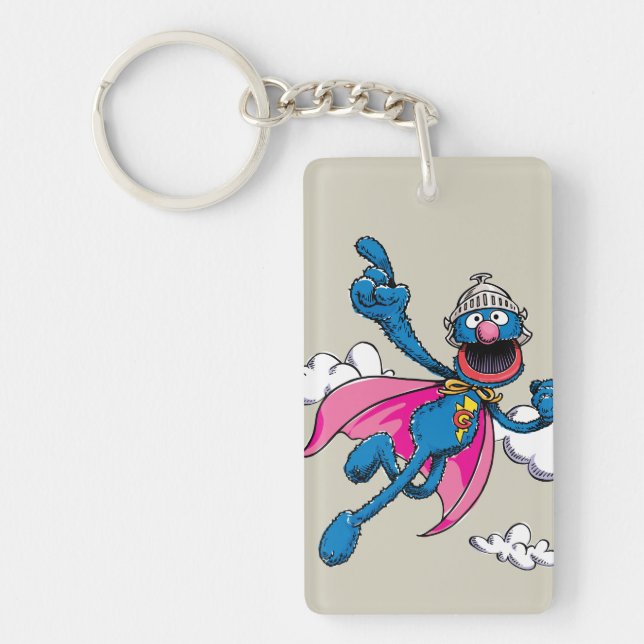 Vintage Super Grover Keychain (Front)