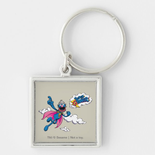 Vintage Super Grover Keychain (Front)