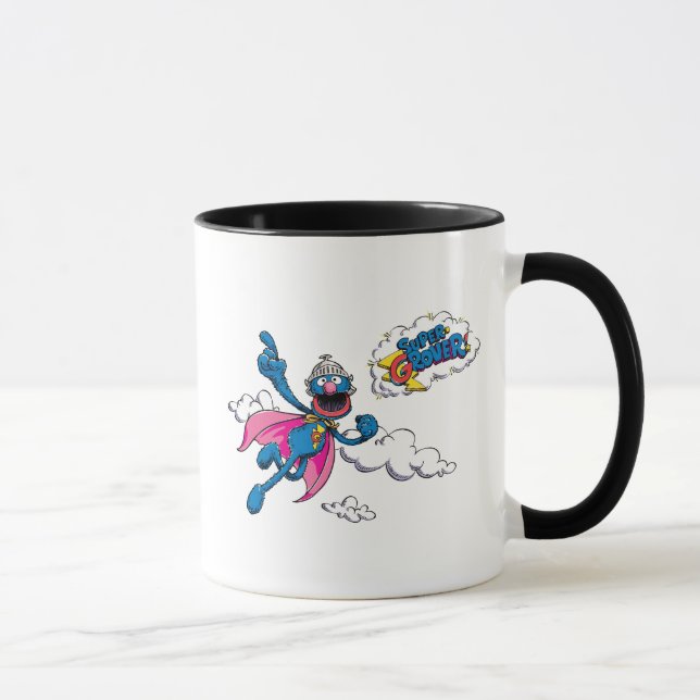 Vintage Super Grover Mug (Right)