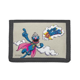 Vintage Super Grover Trifold Wallet