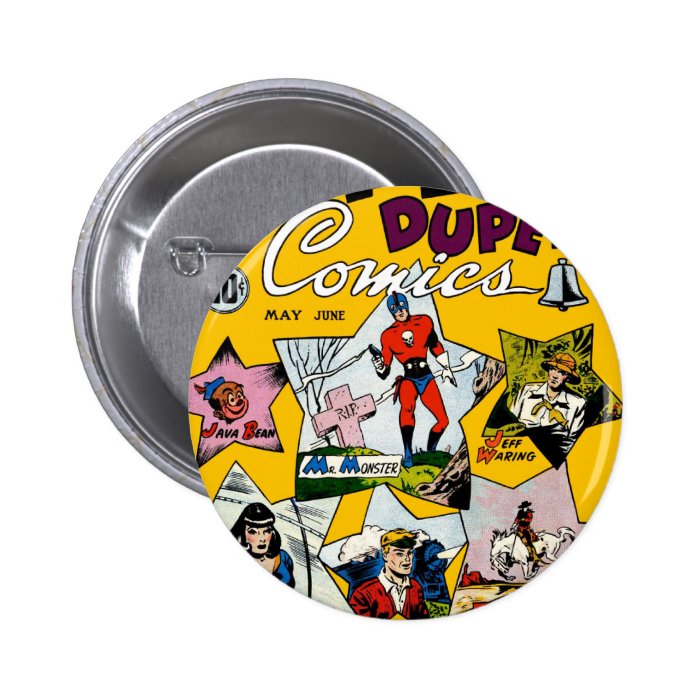 Vintage Super Hero Comic Pin