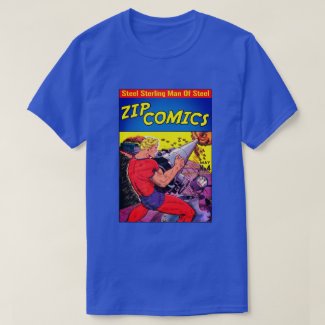 Vintage Superhero Comic Book Cover Art T-Shirt