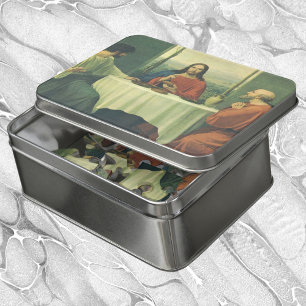 Vintage Supper At Emmaus with Jesus Christ Jigsaw Puzzle
