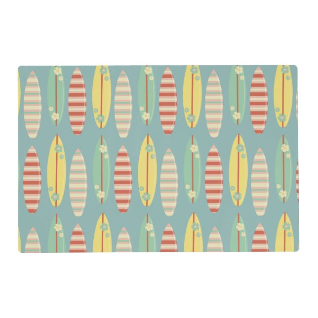 Vintage Surf Boards Placemat (Front)