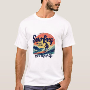 Vintage Surf Crew Tropical Vibe Graphic T-Shirt ​