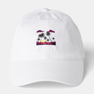Vintage Surf Crew Tropical Vibe Graphic T-Shirt Hat