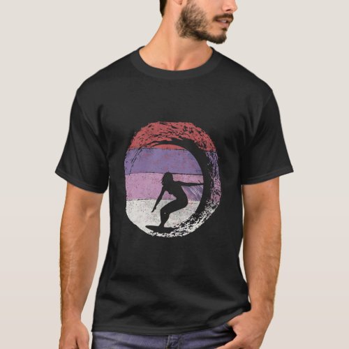Vintage Surf Shirt _ Surfing Girl