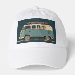 Vintage Surf Van – Retro Camper Design Hat