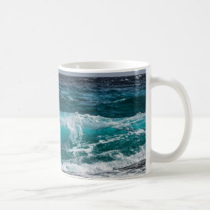 Vintage Surf Waves Coffee Mug