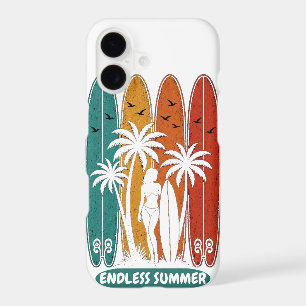 Vintage Surfboard Endless Summer Aesthetic Phone C iPhone 17 Case