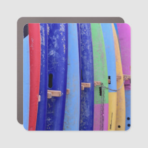 Vintage Surfboards Car Magnet