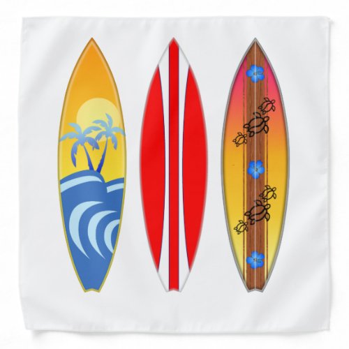 Vintage Surfboards Surfing Bandana
