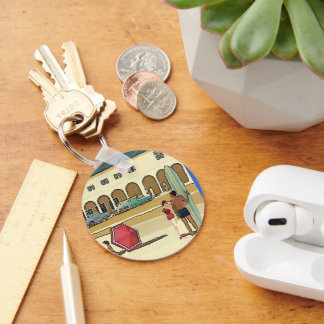  Vintage Surfer Keychain