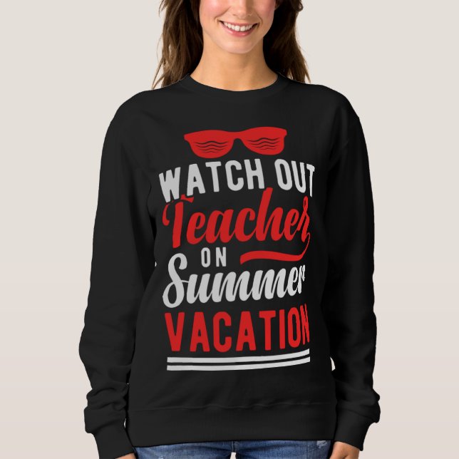Vintage Surfer Retro Surfing Beach Summer Vacation Sweatshirt (Front)