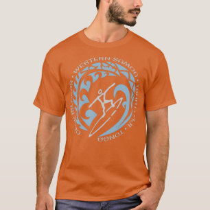 Vintage Surfing Fan Lover Pacific Islands Fiji Ton T-Shirt