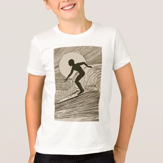 Vintage Surfing Ringer T-Shirt