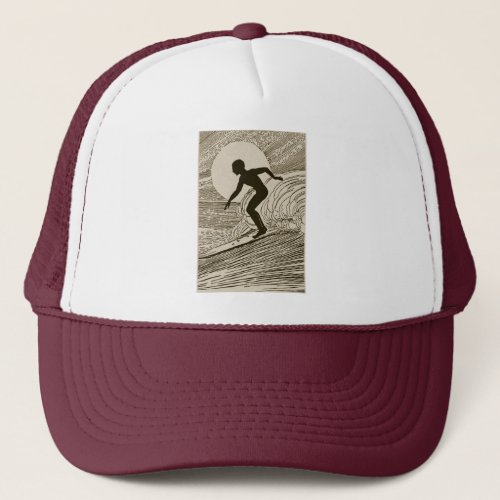 Vintage Surfing Trucker Hat