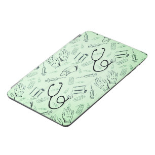 Vintage surgeon medical doctor pattern iPad mini cover