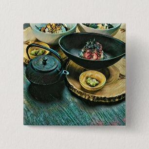 Vintage Sushi gift Button