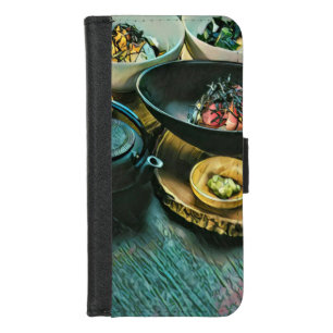 Vintage Sushi gift iPhone 8/7 Wallet Case