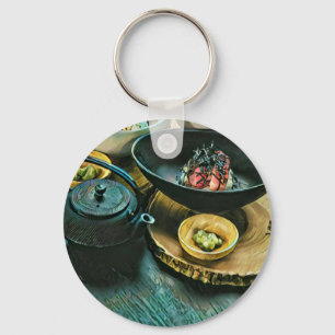 Vintage Sushi gift Keychain