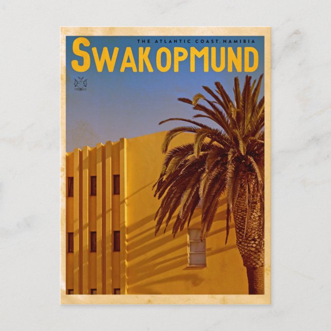 Vintage Swakopmund Travel Postcard (Front)