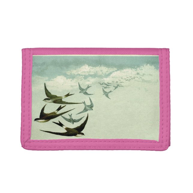 Vintage swallow walltet trifold wallet (Front)