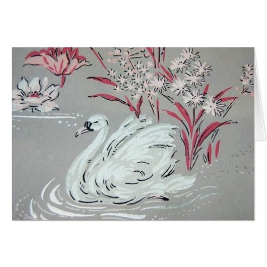 Vintage Swan Cards (Front Horizontal)