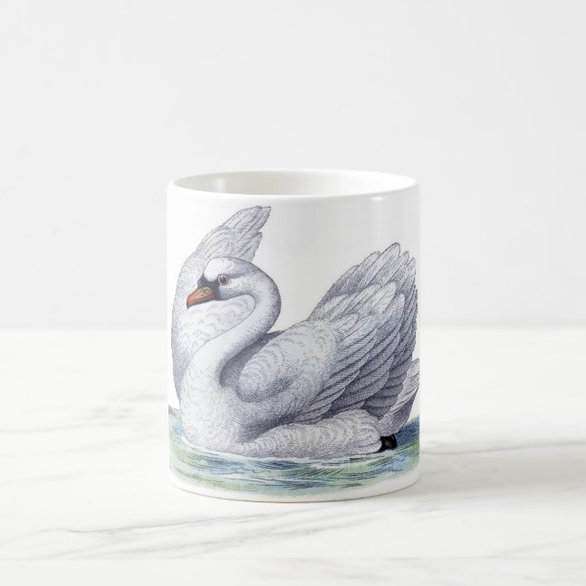 Vintage Swan Coffee Mug (Center)