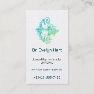Vintage  Swan reflection - therapist