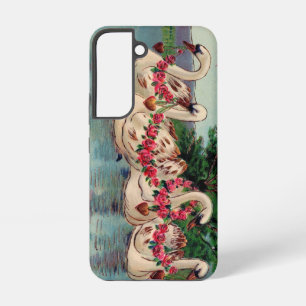 Vintage Swans Samsung Galaxy S22 Case