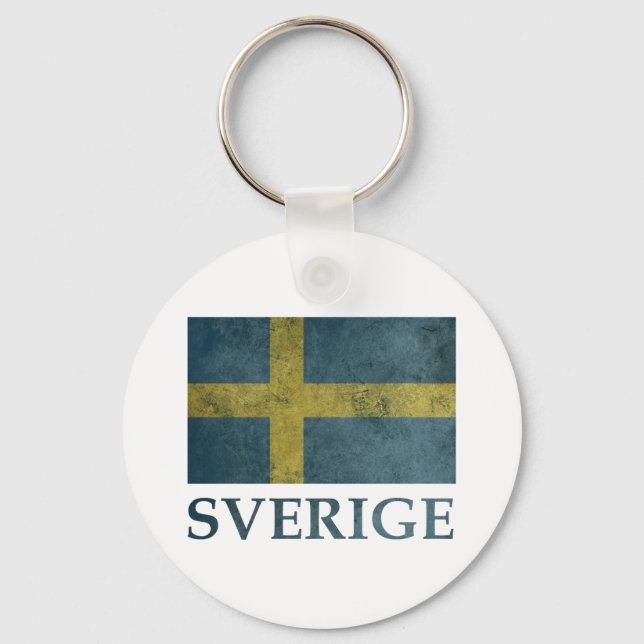 Vintage Sweden Keychain (Front)