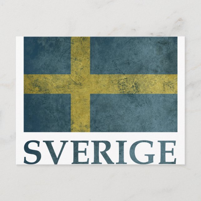Vintage Sweden Postcard (Front)
