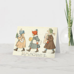 Vintage Swedish Christmas Greeting Card