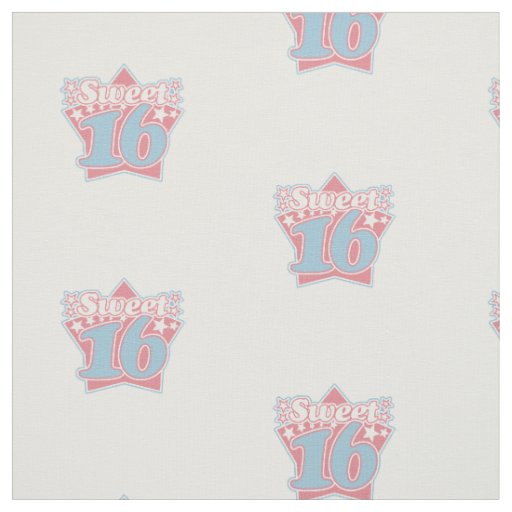 Vintage Sweet 16 Fabric