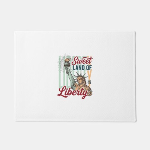 Vintage Sweet Land of Liberty Patriotic Shirt Desi Doormat