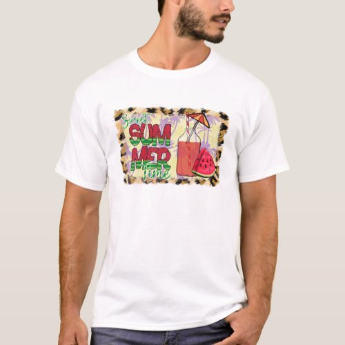 Vintage Sweet Summer Time  Beach  Vacation T_Shirt
